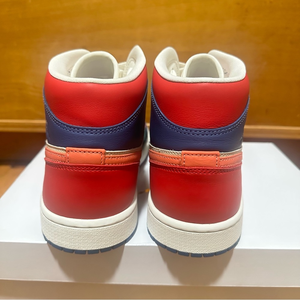 Womens Air Jordan 1 Mid SE Multi Color Athletic Shoes 12 Pastel Limited Edition - Picture 9 of 12